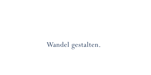 Wandel gestalten